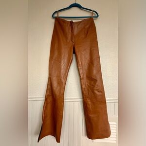 Wilsons Leather Brown Flare Pants